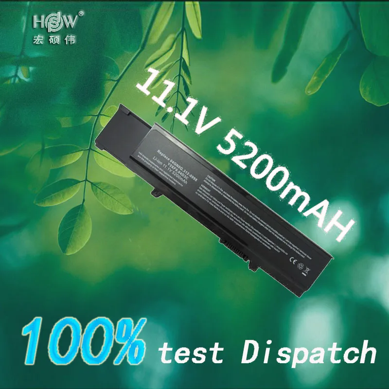 HSW Аккумулятор для ноутбука DELL Y5XF9 7FJ92 04D3C 4JK6R 04GN0G 0txwrr CYDWV 312 0997312 0998 3400 3500 3700 bateria accu 6
