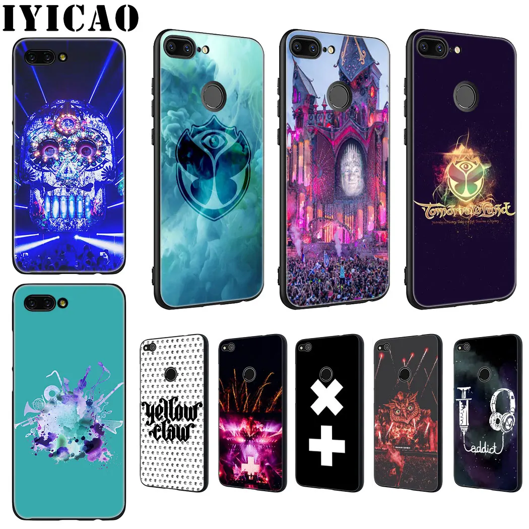 IYICAO music Festival Soft Phone Case for Huawei Honor 6A 7A 9X 20 Pro 7C 7X 8 9 10 Lite 8X 8C Note View |