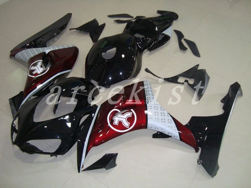 3 подарка ABS мотоцикл полный комплект обтекателя, пригодный для Honda CBR1000RR 06 07 CBR 1000RR 2006 2007 пользовательские Обтекатели набор красный темный