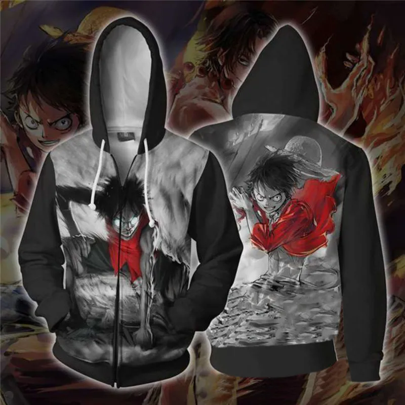 Ceny Anime ONE PIECE przebranie na karnawał Shanks Portgas D Ace Monkey D. Luffy Edward Newgate bluza z kapturem bluza kurtki