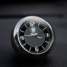 free shipping Car clock car electronic clock interior decoration quartz watch styling accessories For Skoda Mingrui speed