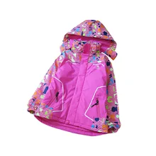 High Fashion Brand Winter Trench Coats for Girls Casual Hooded Cotton Wadded Girl Coats Children Outwear