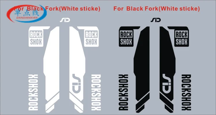 2 шт./компл. vinlys вилка наклейки 2 вида цветов на выбор для велосипеда передняя наклейки на вилке высокое качество Стикеры MTB Передняя вилка наклейка гонки Стикеры