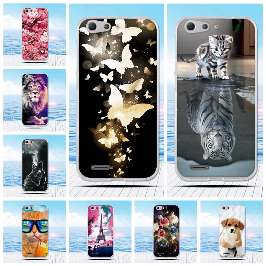 

For ZTE Blade V6 D6 Cartoon Cats Pattern Style Gel Soft TPU Silicone Case for ZTE V6 D6 X7 Z7 Phone Cases Cover Funda