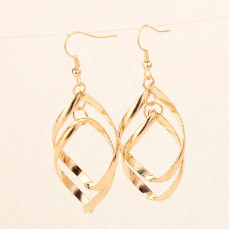 

Fashion New Jewelry Double Earrings Lady Ol Earrings Jewelry Manufacturers wholesale Classic Fashion Super Bright Thorn Earrings
