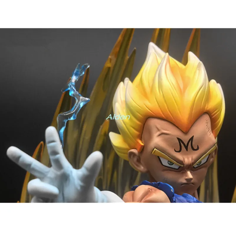 1" Статуя Dragon Ball Супер Saiyan бюст очарование Вегета полноразмерный портрет со светодиодный светильник GK фигурка игрушки 27 см B1338