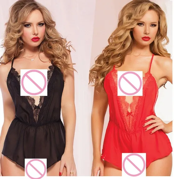 

Plus Size Ladies Sexy Silk Satin Night Dress Sleeveless Nighties V-neck Nightgown Nightdress Lace Sleepwear Nightwear for Women