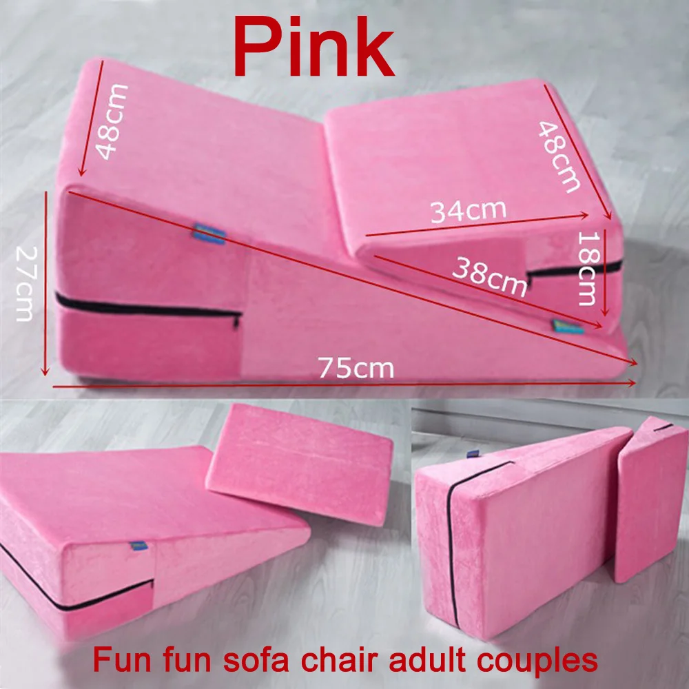 Pink Appeal Furniture International New Triangle Cushions Sex Sofa 