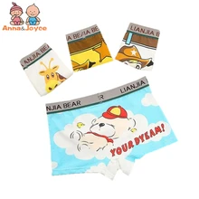 4 шт./лот Обувь для мальчиков модал боксер дети Нижнее Бельё для девочек Мужские экзотические боксёры Cartton Высокое качество Мягкий модал детские трусы tnm0096