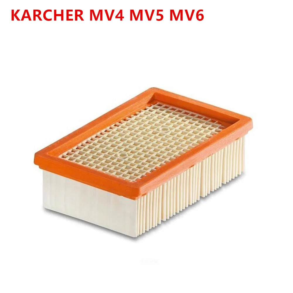 Сменный KARCHER плоский плиссированный фильтр для KARCHER MV4 MV5 MV6 пылесос для сухой и влажной уборки OEM#2,863-005,0