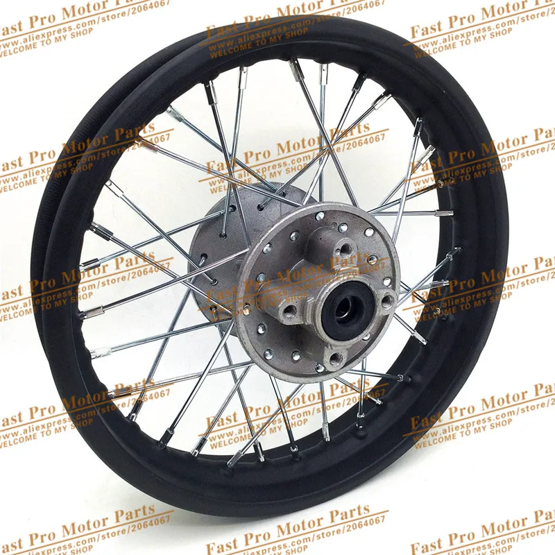 Dirt Pit Bike задние стальные железные 1 85 12 дюймовые диски черные золотые красные