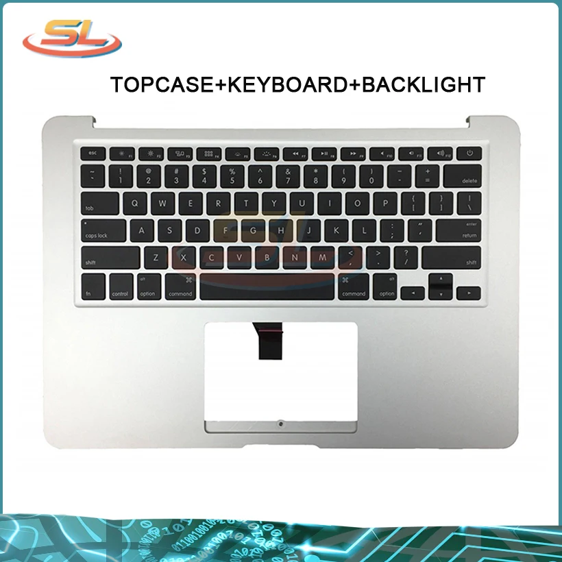 Genuine New TopCase for font b MacBook b font Air 13 A1466 with Keyboard Backlight US