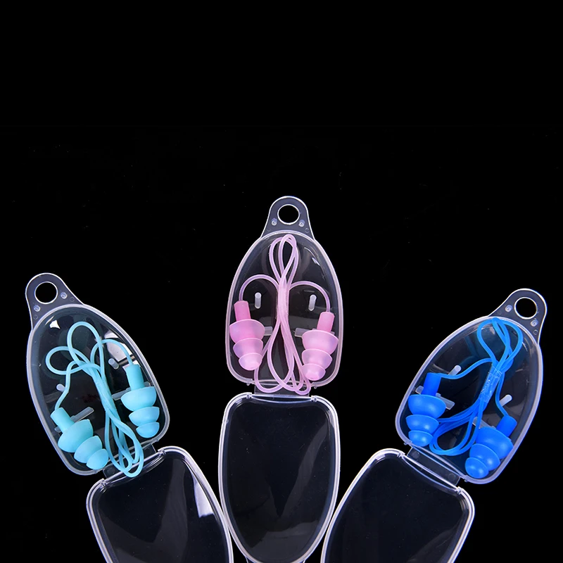 8 Colors Universal Soft Silicone Swimming Ear Plugs Earplugs Pool Accessories Water Sports Swim Ear Plug 1pair 6