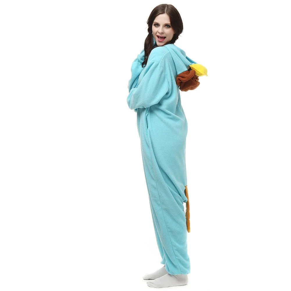 Adult Onesies Kigurumi Pajamas Animal Cosplay Costumes Sleepwear platypus S-XL Perry the Platypus mens tall pajama pants