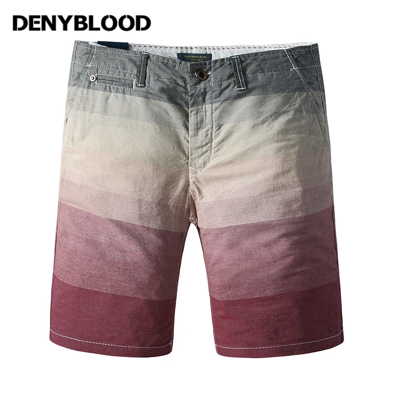 Джинсы Denyblood повседневные шорты на весну и лето спортивные шорты с принтом в полоску SA1608B