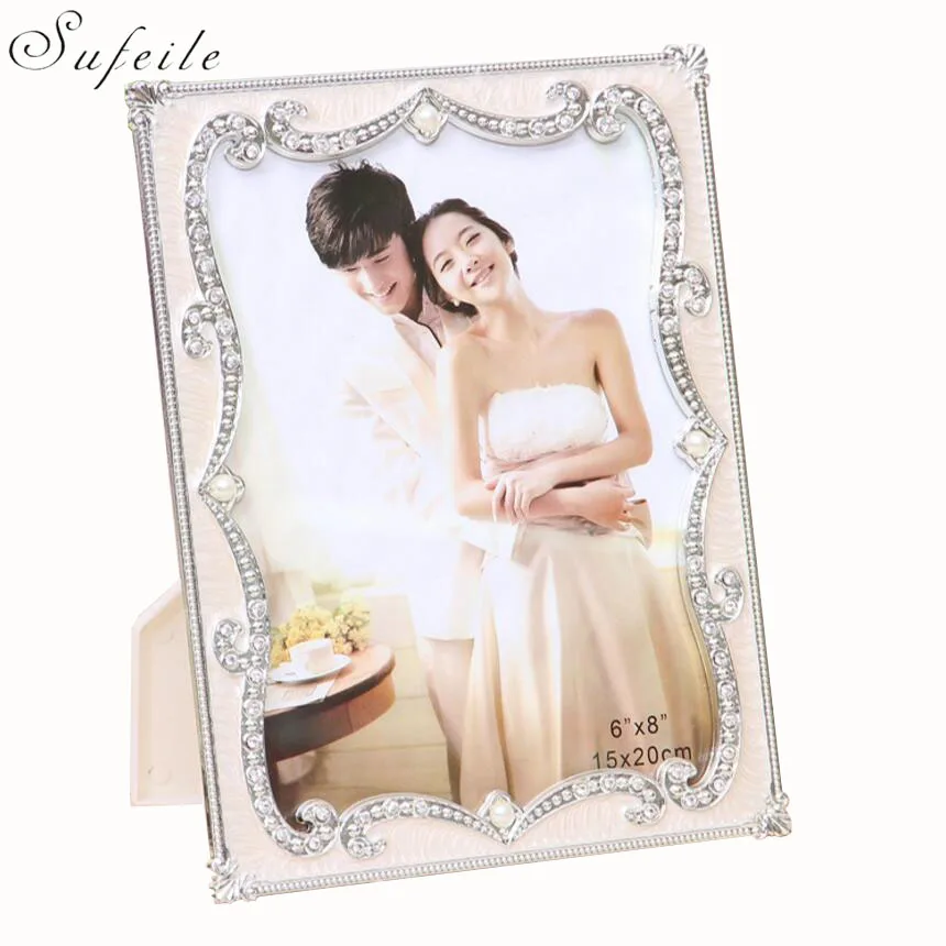 SUFEILE High-end fashion photo frame European wedding gift Picture frame 6inch & 7inch & 8inch photo put on the table D30