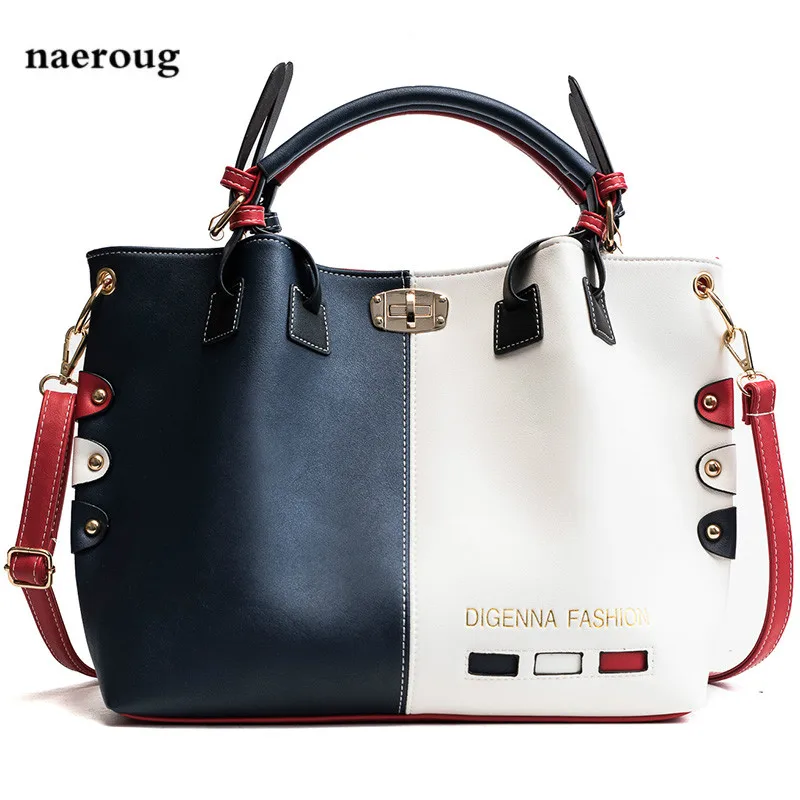 

Bag Women Handbag Fashion Women Bag Leather Tote Bag Ladies Designer Patchwork Handbags Female Casual Large Shoulder louis bag