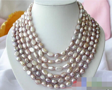 

960 lavender BAROQUE FW CULTURED PEARL NECKLACE