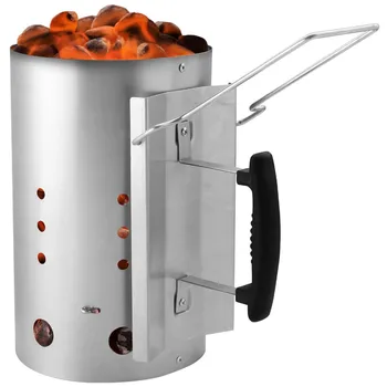 

Auplex Charcoal Ceramic Kamado BBQ Grill Accessory Charcoal Chimney Starter NO.AU-CST