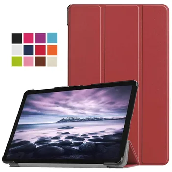 Online 100Pcs/lot Ultra Slim Fit Falten Stehen Abdeckung Smart Fall Für Samsung Galaxy Tab EINE 10.5 ''(SM-T590 Wi-Fi/SM-T595 LTE) Tablet