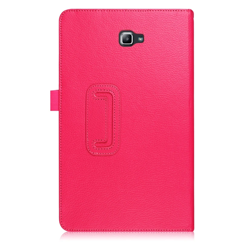 

30pcs Litchi PU Leather Cover Case for Samsung Galaxy Tab A 10.1 T585 T580 SM-T580 T580N 2016 Tablet + Screen Protector Film