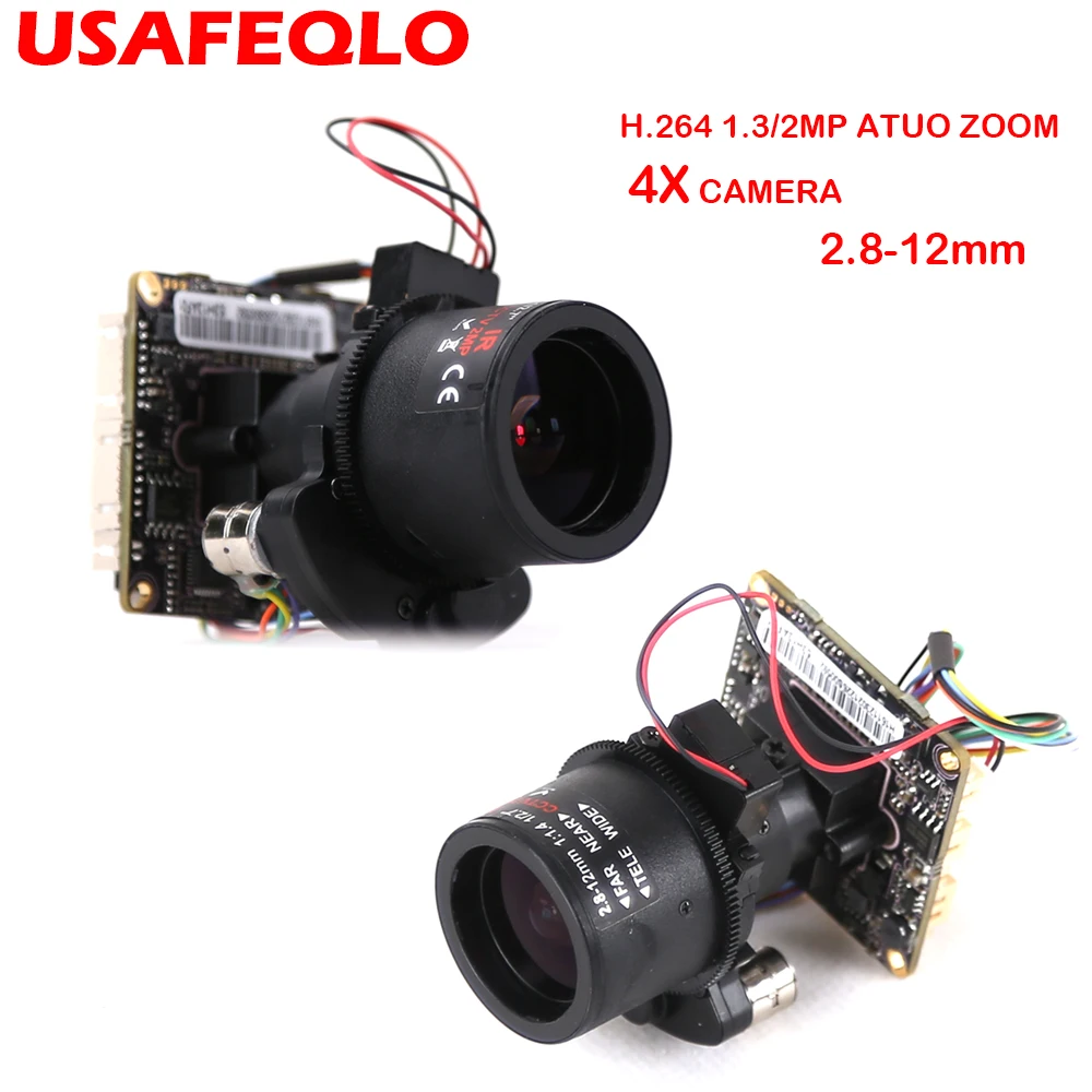 

Auto-Zoom 3X Motorized Zoom LENs 2.8mm-12mm Full HD 1080P 1/2.9'' SONY CMOS IMX322 AR0130 IP Camera Module PCB Board + Cable
