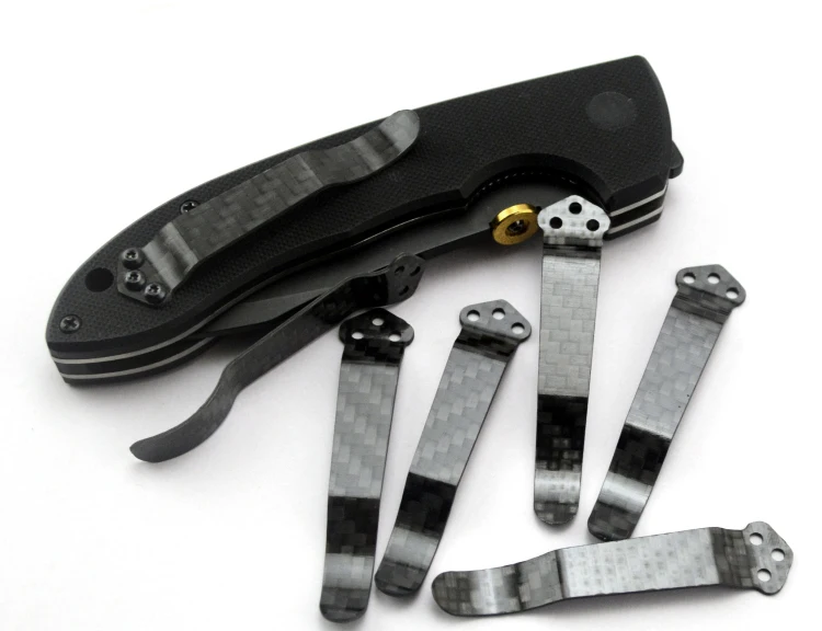 

C81/710/551 Clip Pocket Clip Carbon Fiber CQC EDC Knife Clip Back Clip 3K Carbon Fiber