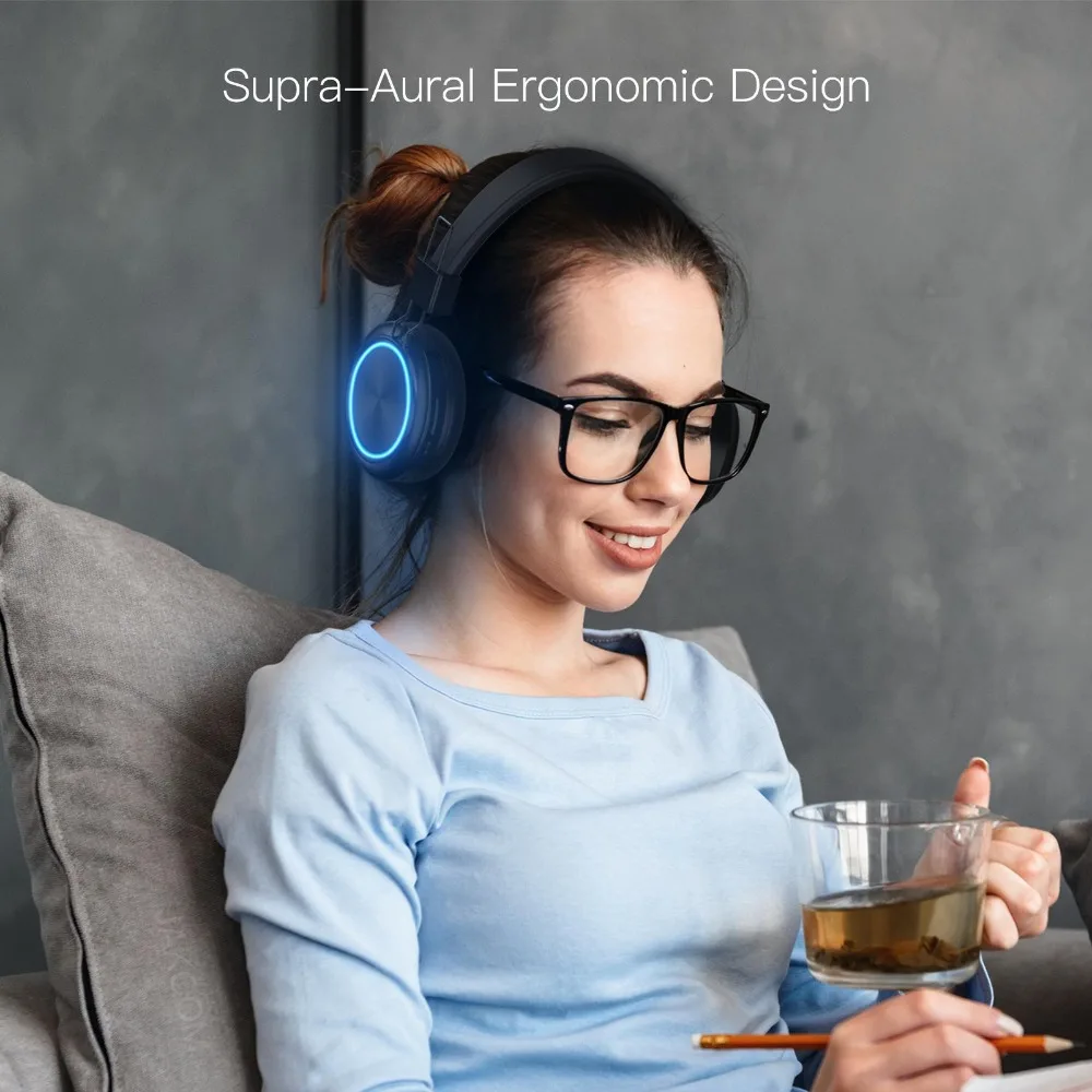 JAKCOM BH3 Bluetooth наушники 7 видов цветов Светящиеся с поддержкой микрофона TF карта для