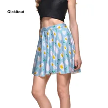 Летние Для женщин синего цвета с принтом юбки для девочек мини-платье в клетку модные юбки Высокая Талия юбки, большой размер S-XXXXL