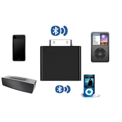 Музыкальный аудио передатчик для Bluetooth 2,1 EDR, адаптер Hifi аудио 30 Pin стерео наушники адаптер для iPod Классический iPod Touch