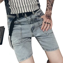 Новые летние трендовые японские повседневные красивые мужские брюки, джинсы для мужчин, мужские красные брюки