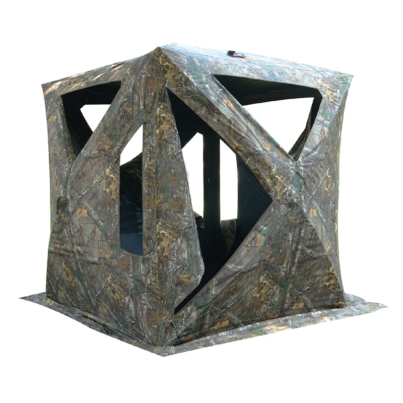 

Pop-up Portable 3 Person Ground Hunting Blind, Camo Polyester Hunting Tent