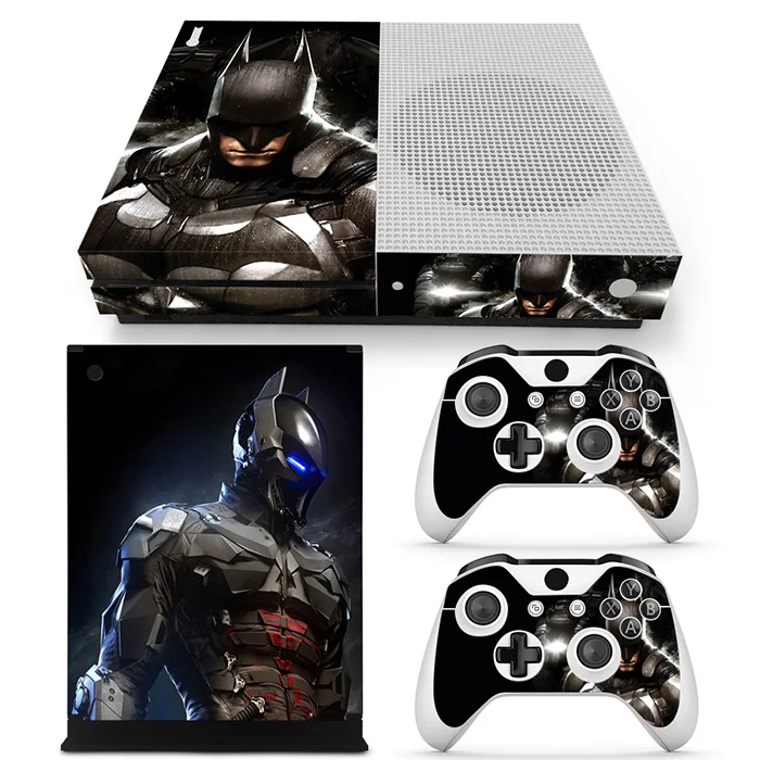 

Batman sticker Full Body Film Protector Skin Sticker For XBOX One S Console With Two Wireless Controller Decals