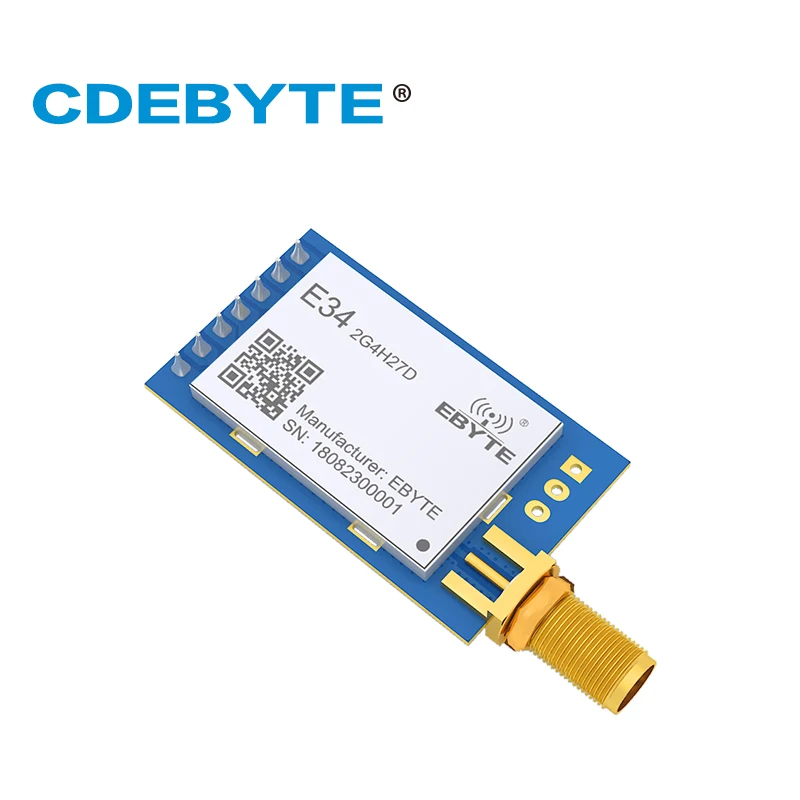 Фоточастота со скачкообразной перестройкой UART nRF24L01P 2 4 ГГц 27 дБм SMA разъем IoT uhf