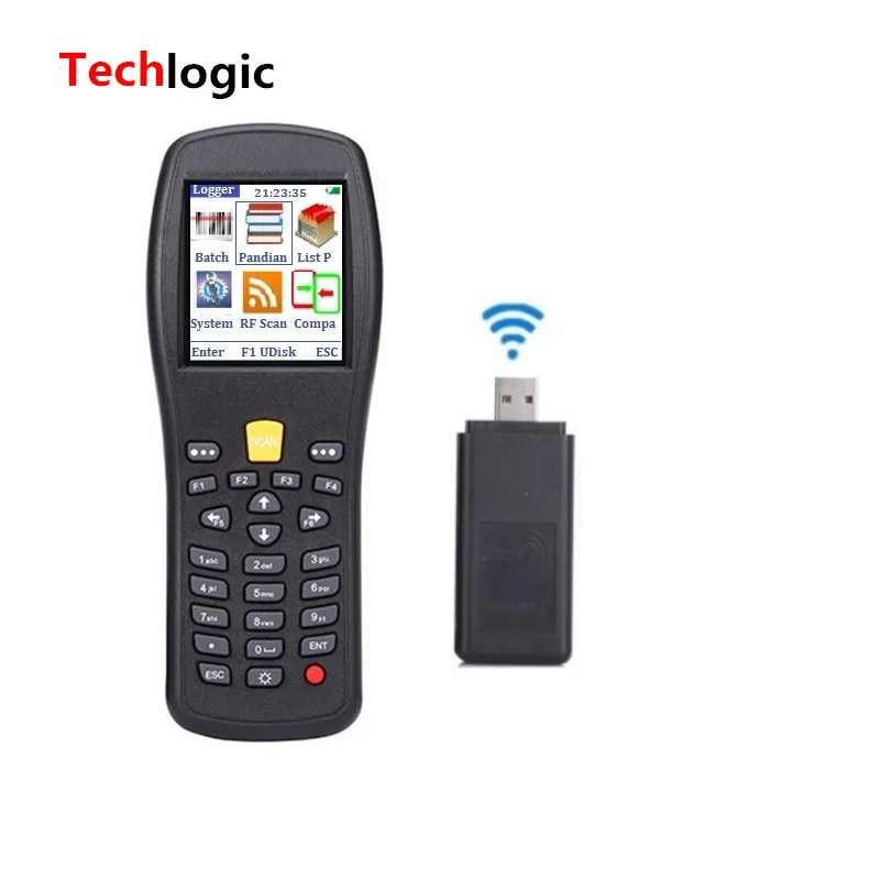 جرد مستودع متجر techlogic x3 pda اللاسلكية الباركود ماسحة ماسحة الباركود قارئ الباركود بندقية مع storeage