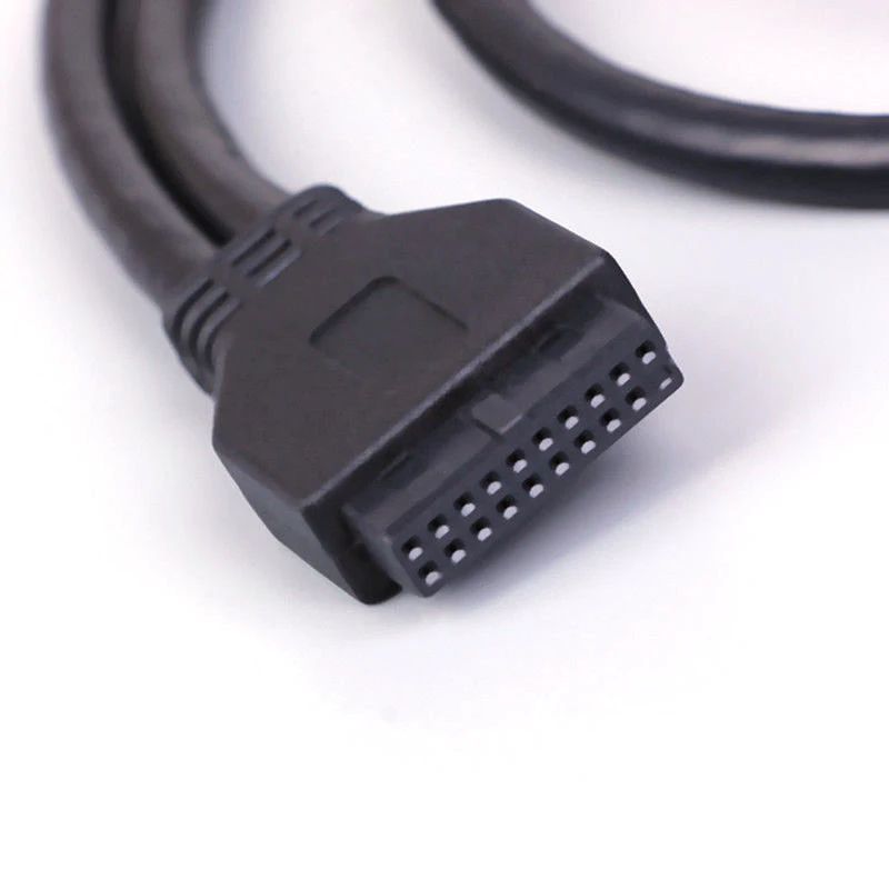 20 pin к 2 USB 3 0 портовый концентратор + HD аудио ПК флоппи Передняя панель