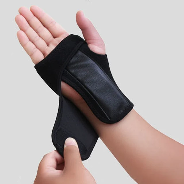 New Adjustable Wristband Steel Wrist Brace Wrist Support Splint