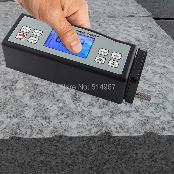 Multi-parameter Digital Portable Surface Roughness Meter Gauge Tester Ra Rz+ Built-in Diamond pin probe