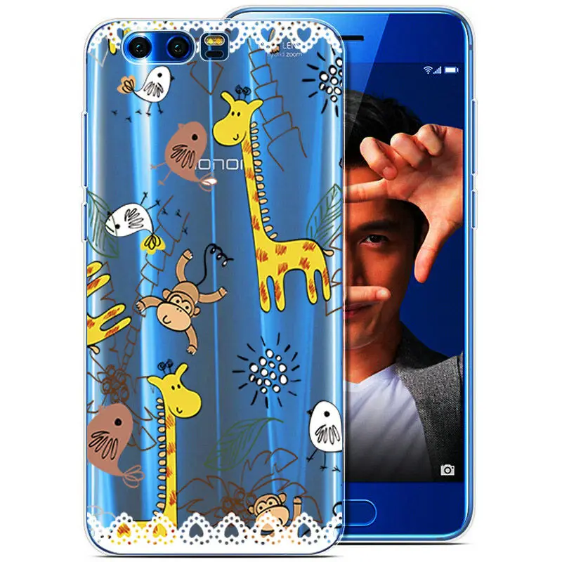 Arvin Clear Silicone case FOR Huawei Honor 9 Soft TPU Case FOR Huawei Honor 8X Smart Protective Phone Cover for Honor 7A 10 7C  (17)