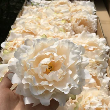 

10pcs Artificial Peony Flower Heads DIY Wedding Wreath Home Hotel Background Wall Decoration Fake Flower Multicolor