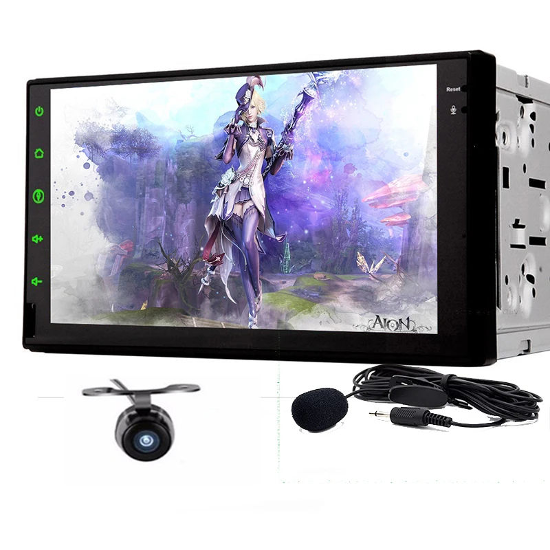 Чистый Android 8 1 о sh7 &quotTouch 2 Din Автомобильный планшетный ПК WiFi двойной тире 1080 P GPS