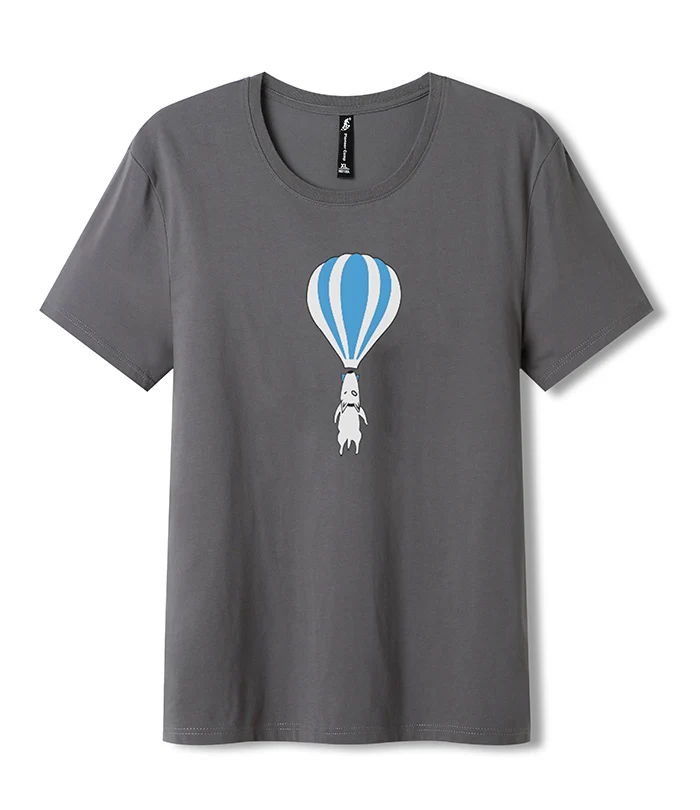 Пионерский лагерь летняя футболка с коротким рукавом с принтом воздушного шара мужская футболка мужская брендовая одежда хлопковая Футболка ADT901246
