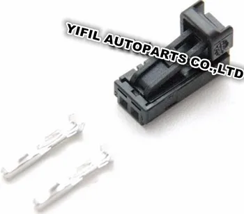 

100pcs/lot 2 Pin Female Wire Harness Plug Car Door Lamp Connector License Plate LED lights For Audi Volkswagen Skoda 4B0 971 832