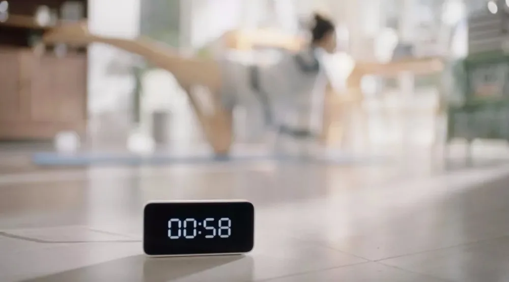 Xiaomi Mijia Xiaoai умный голос широковещательный, сигнал тревоги часы работают с Wi-Fi и Bluetooth беспроводной Смартфон приложение