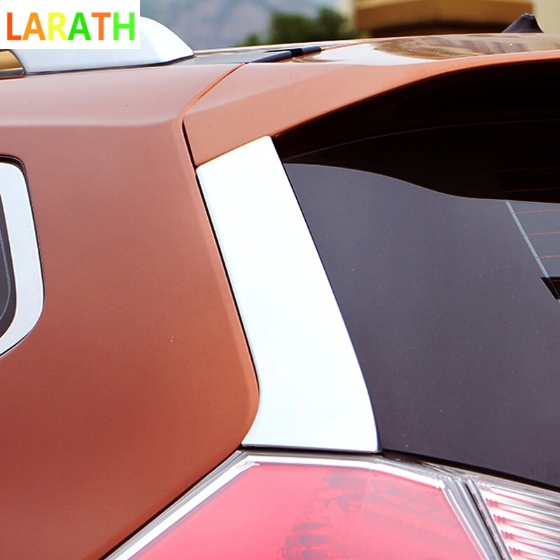 Задний спойлер из нержавеющей стали для Nissan X Trail T32 Rogue 2014 2015 2016 боковая защитная