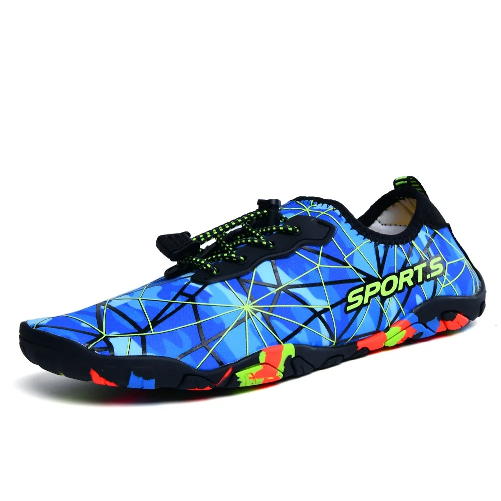 للجنسين رياضية السباحة الرياضات المائية أكوا شاطىء البحر الشاطئ حذاء تصفح النعال المنبع ضوء أحذية رياضية للرجال النساء