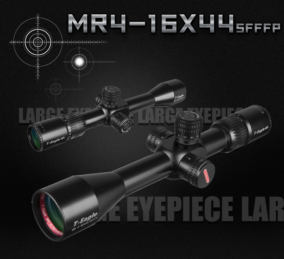 Rifles de Longo T-eagle Sfffp Escopo Mira Óptica Caça Riflescope Focagem Lateral Rifle Scope Sniper Alcance mr 4-16x44 Mod. 1271274 2 Cheap Lunetas Riflescopes