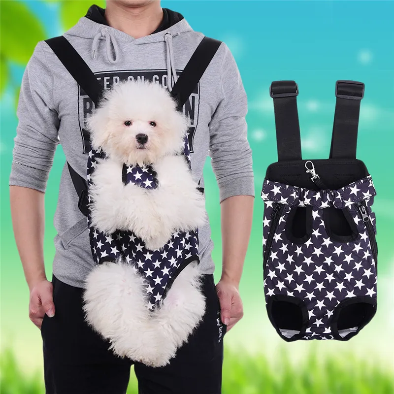 

New Promotion Big Dog Pets Comfortable Five Stars Carrier Bags In Front Of The Chest Transport Supplies Doggie Bags Pet Travel