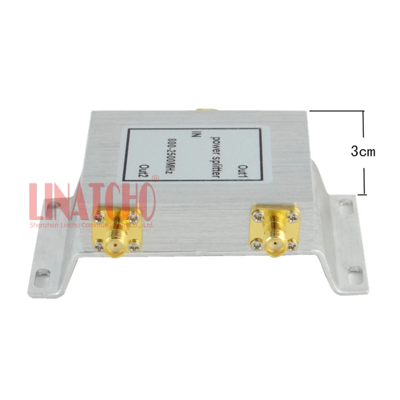 2 Way SMA connector Micro strip Power Splitter 380 2500MHz Signal Booster Repeater Divider 3