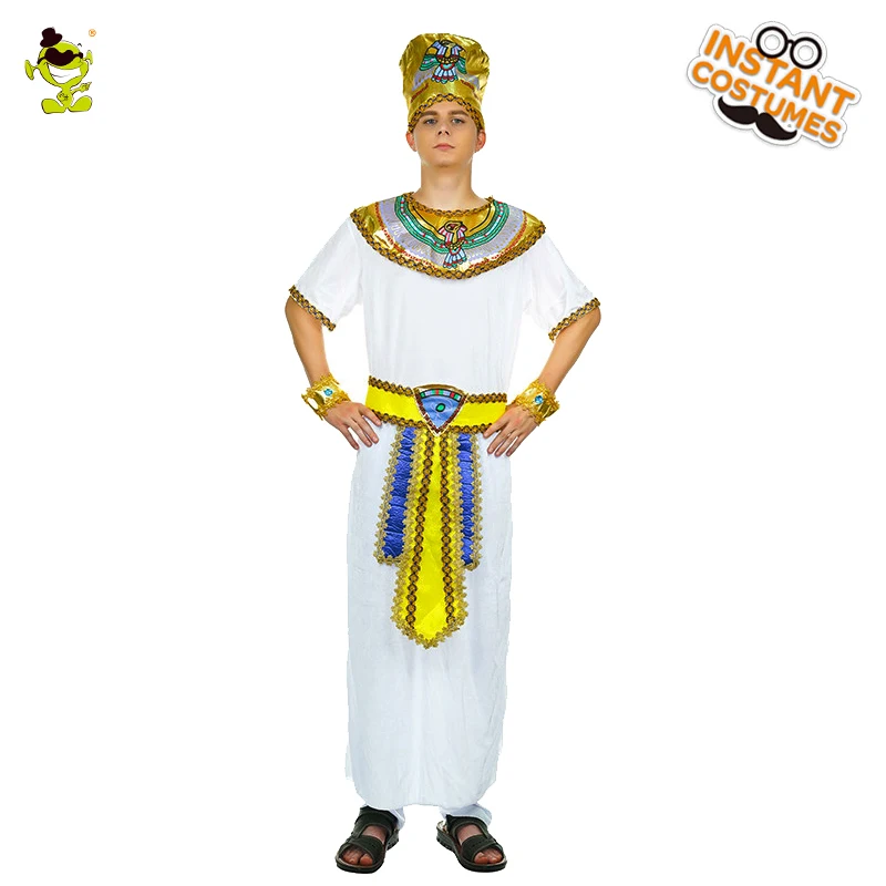 

Ancient King of Egypt Costume Egyptian Clothing For Men's Halloween Cosplay Egypt Egyptian Clothes